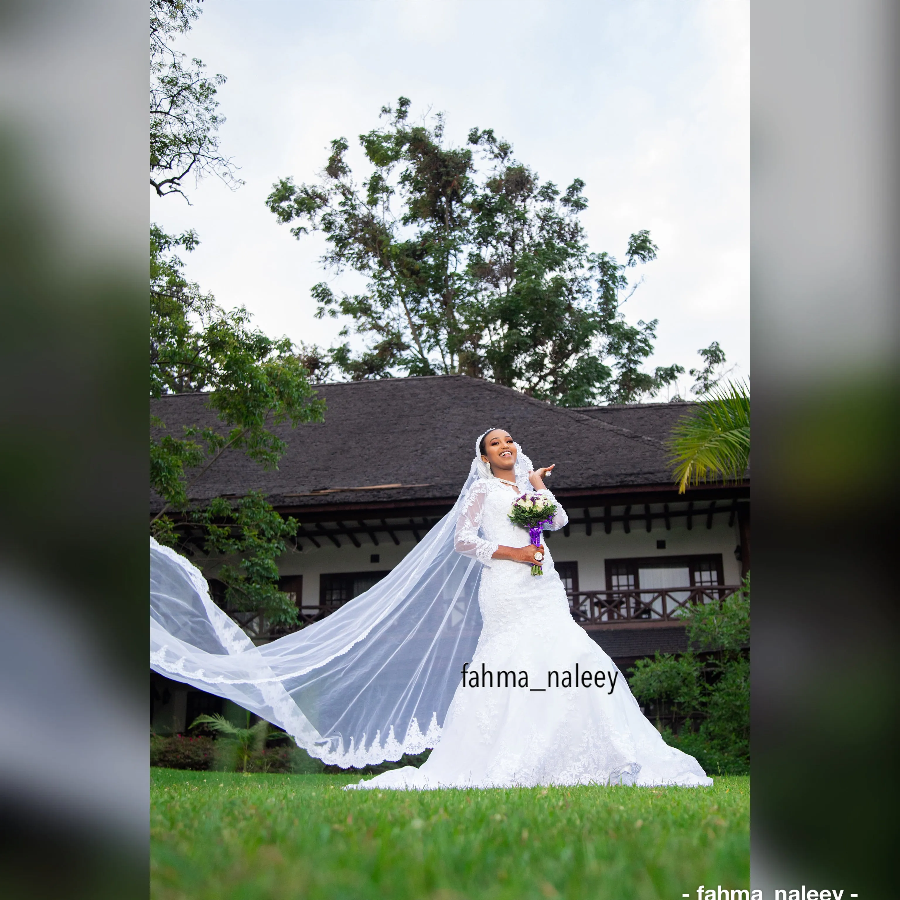 Simple Mermaid Wedding Gown