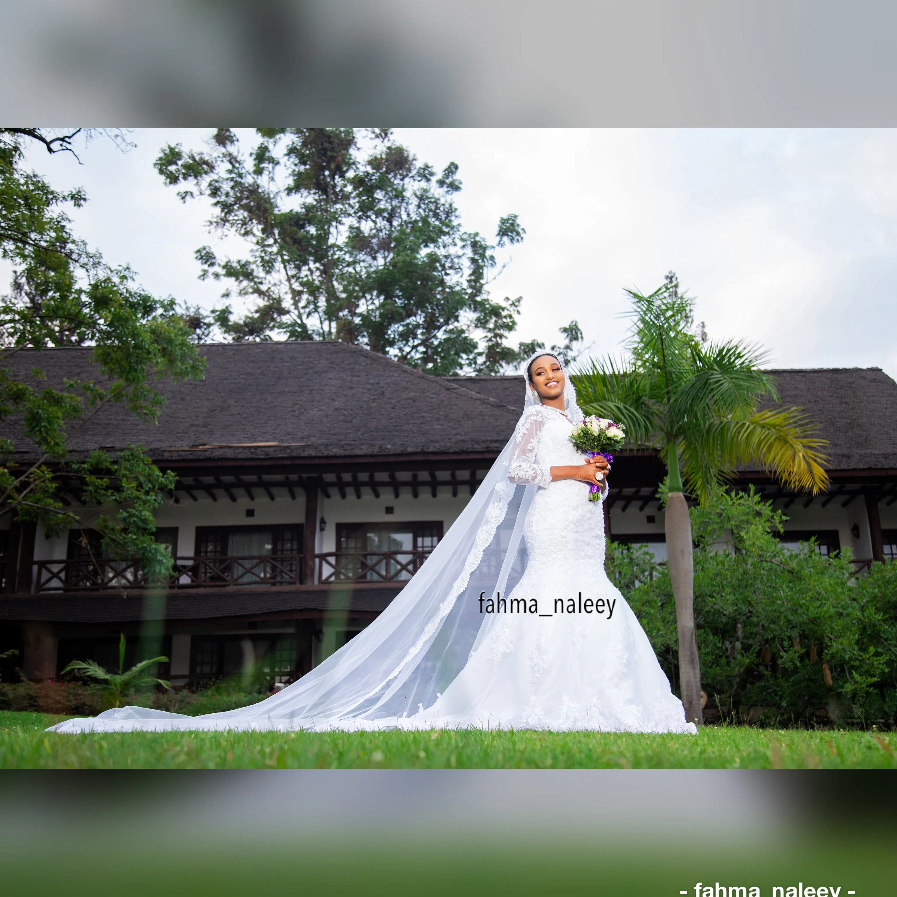 Simple Mermaid Wedding Gown