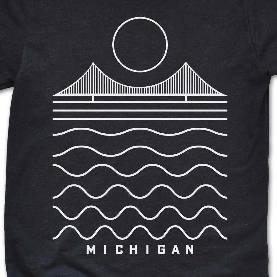 Simple Michigan long sleeve tee