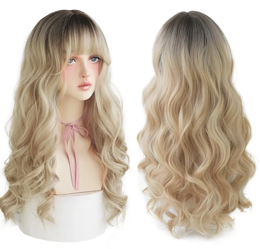 (Simple Packed) Jamie | ROSE CAP HEAT RESISTANT WIG
