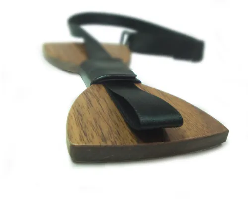 Simple Pajaritas Hardwood Bow Tie - Free Shipping
