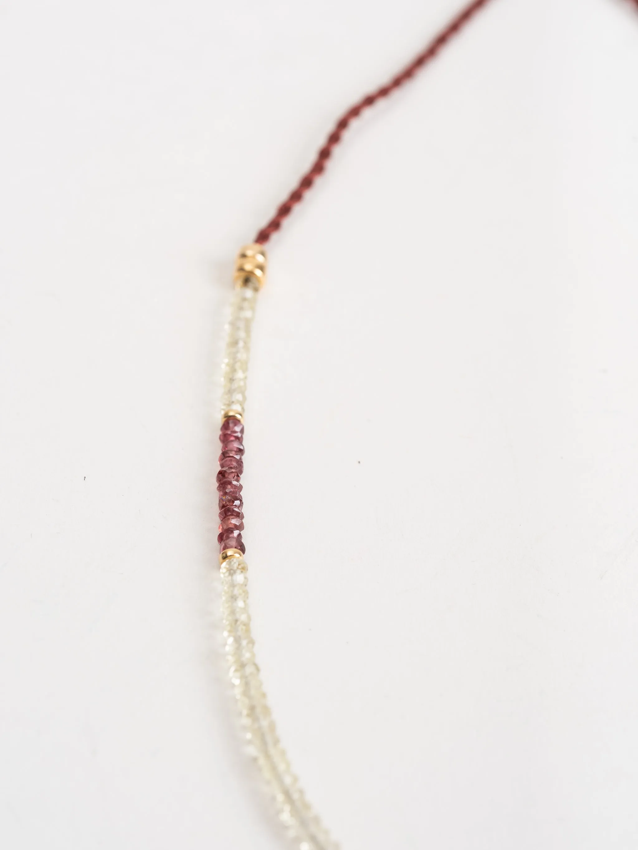 simple pearl necklace - lemon