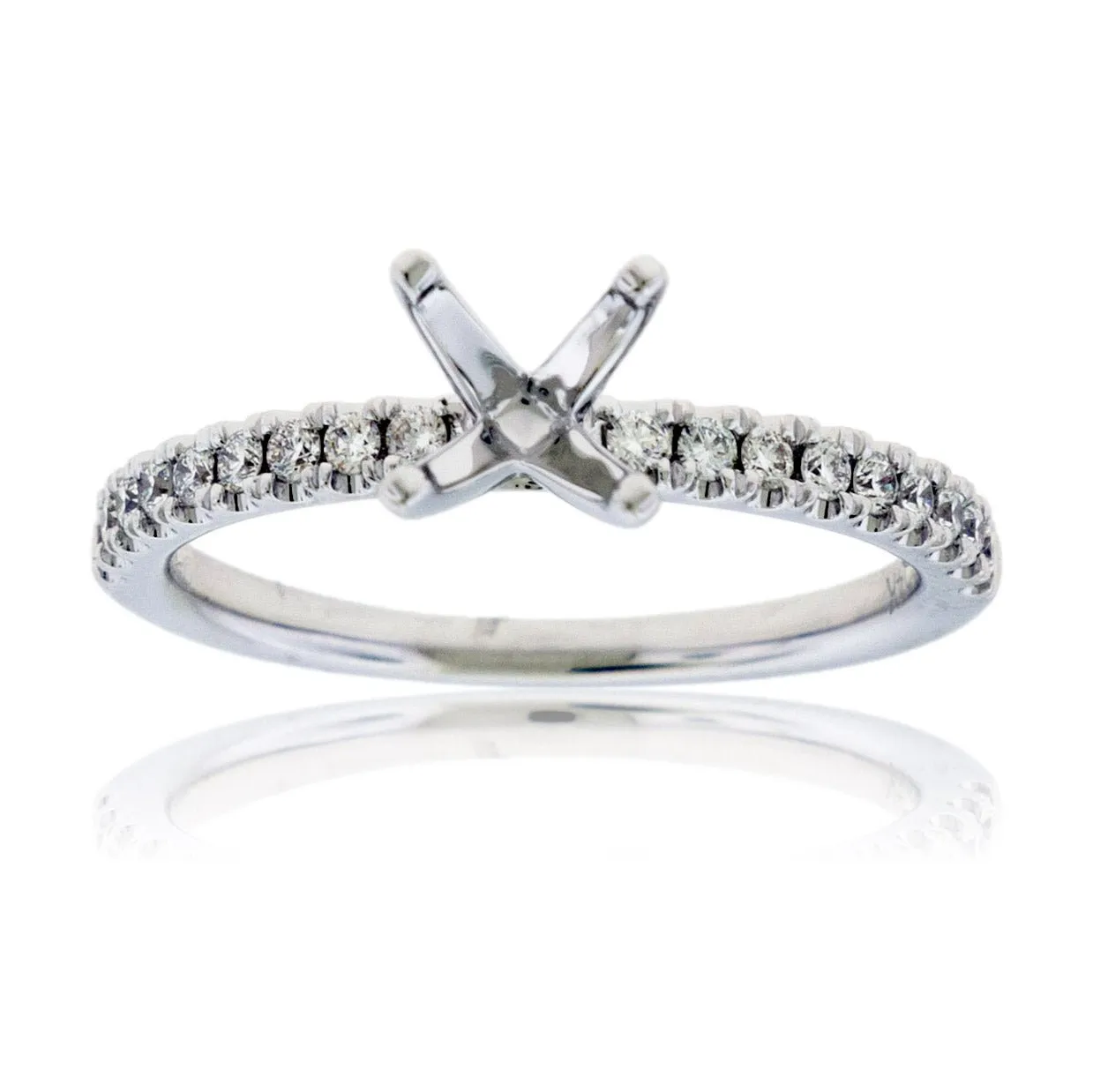 Simple Semi Mount .23ctw Diamond Ring