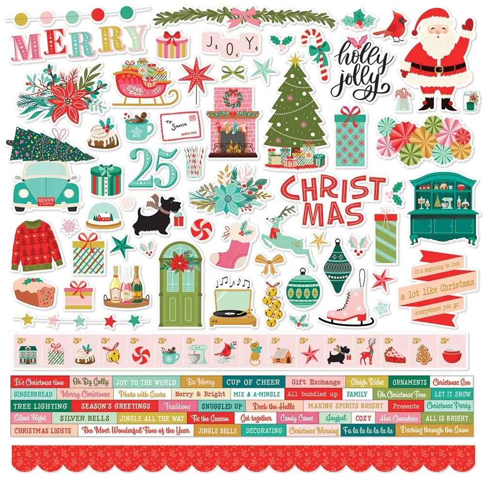 Simple Stories 12x12  Cardstock  Stickers  [Collection] - Mix & Mingle