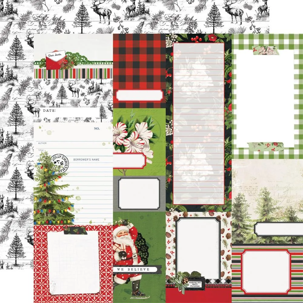 Simple Stories 12x12 [Collection ] - Simple Vintage Christmas Lodge - Journal Elements