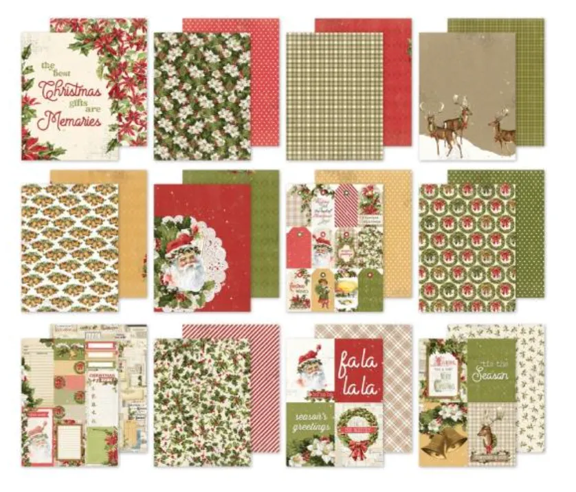 Simple Stories 6x8 Simple Vintage Yuletide Paper Pad