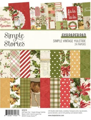 Simple Stories 6x8 Simple Vintage Yuletide Paper Pad