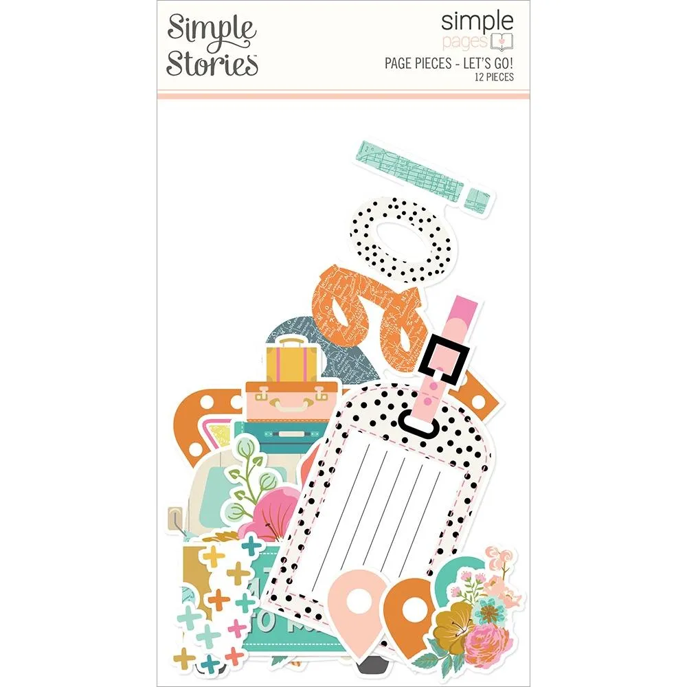 Simple Stories Page Pieces [Collection] - Let's Go