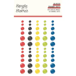 Simple Stories - Say Cheese Magic - Glossy Enamel Dots