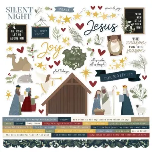 Simple Stories - Silent Night - Cardstock Stickers