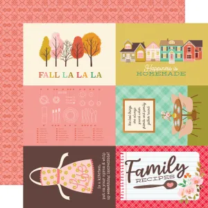 Simple Stories - What's Cookin'- 12x12 Single Sheet - 4x6 Elements