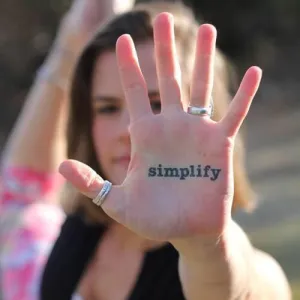 Simplify Manifestation Tattoo