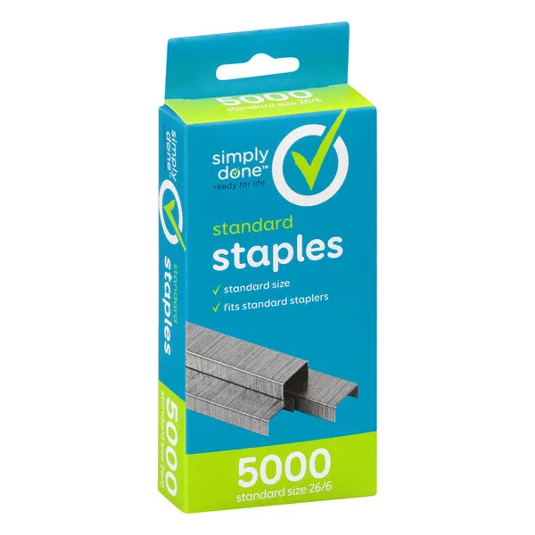 Simply Done Standard Staples 5000s