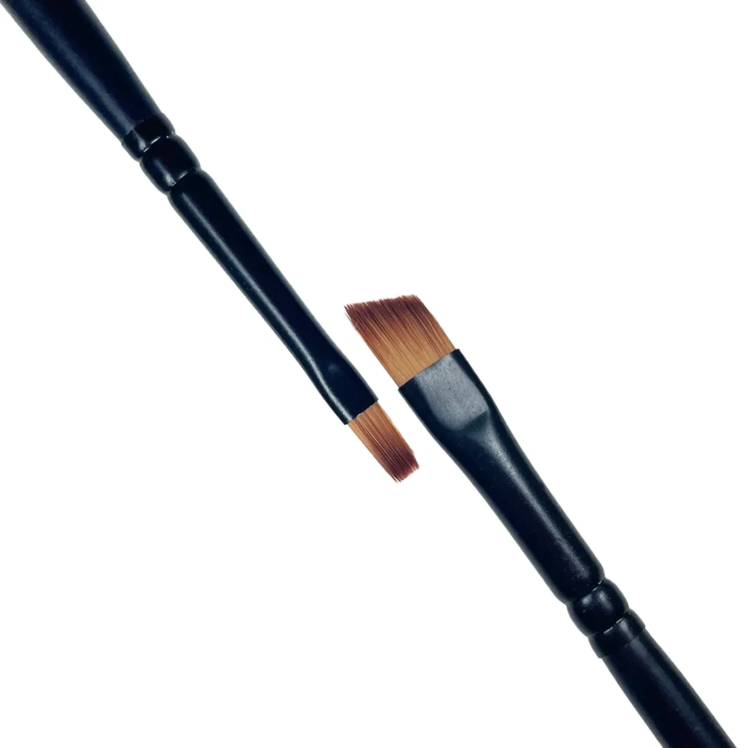 SketchBox Signature Dual Brush - Angled Chisel 1/4   Bright Size 2