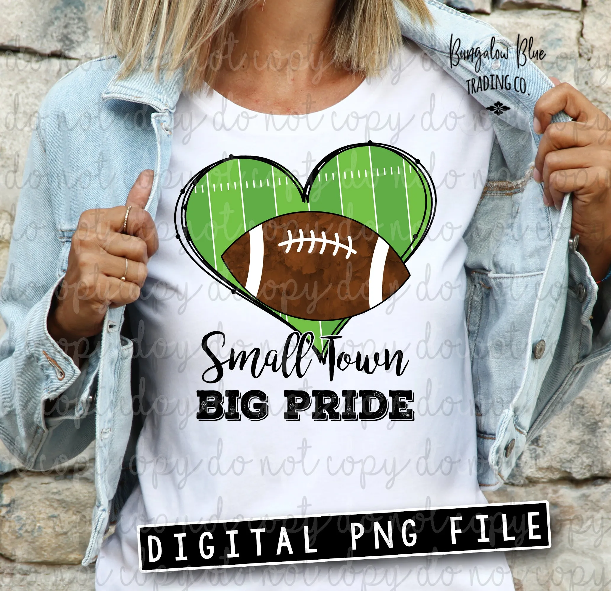 Small Town Big Pride Football Digital Download