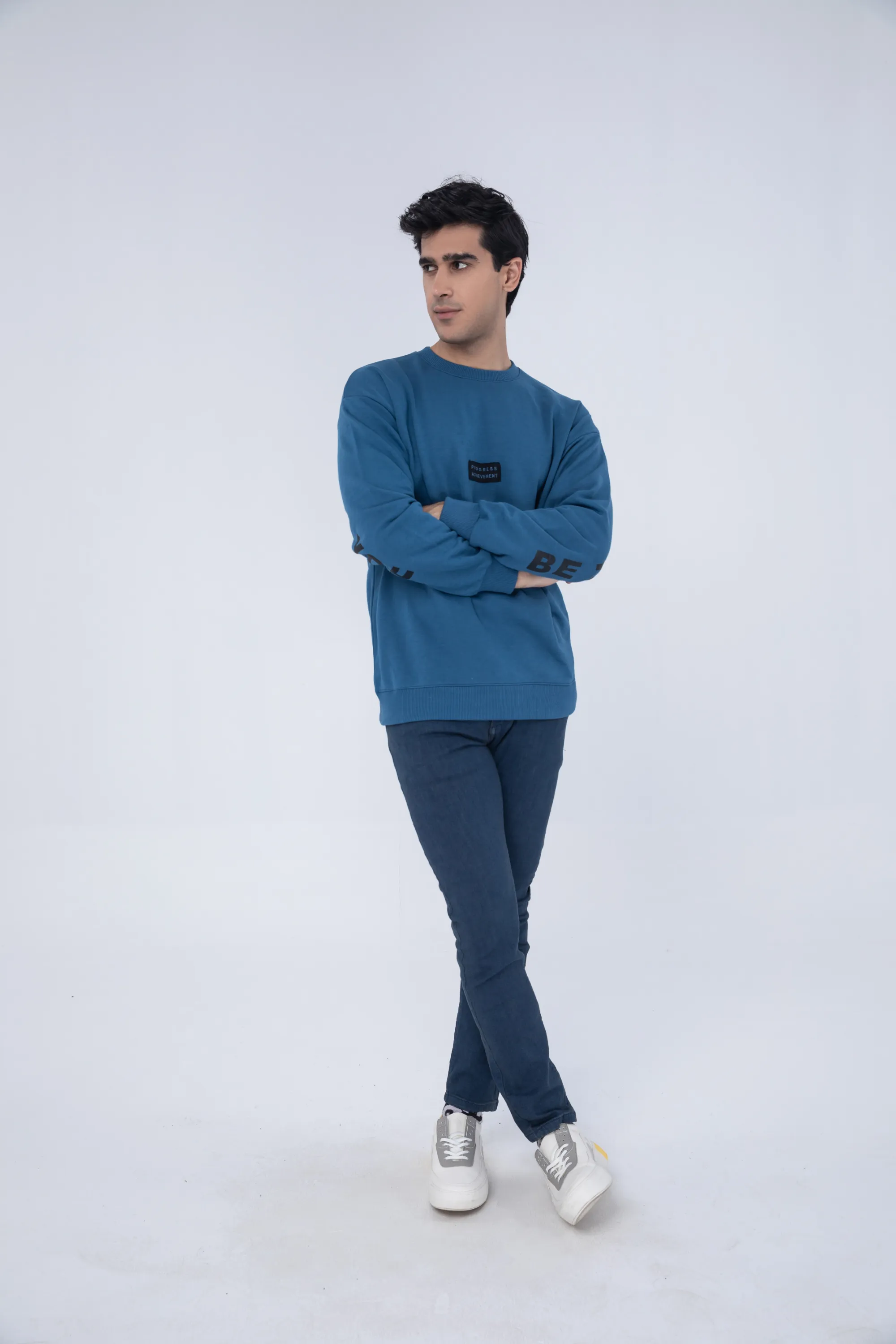 Smart Blue Sweatshirt