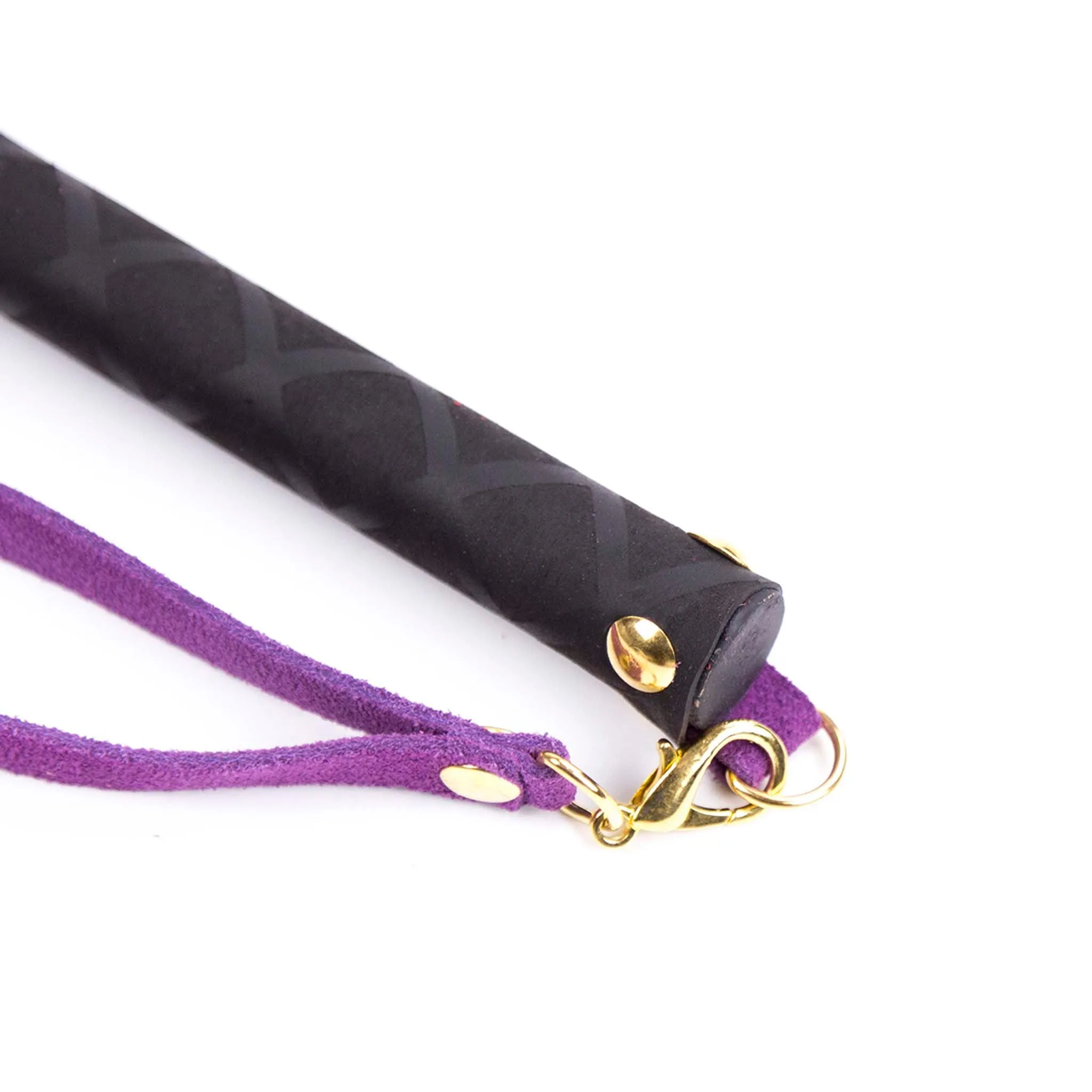 Smart Moves - Lederen Flogger - 27 cm - Paars