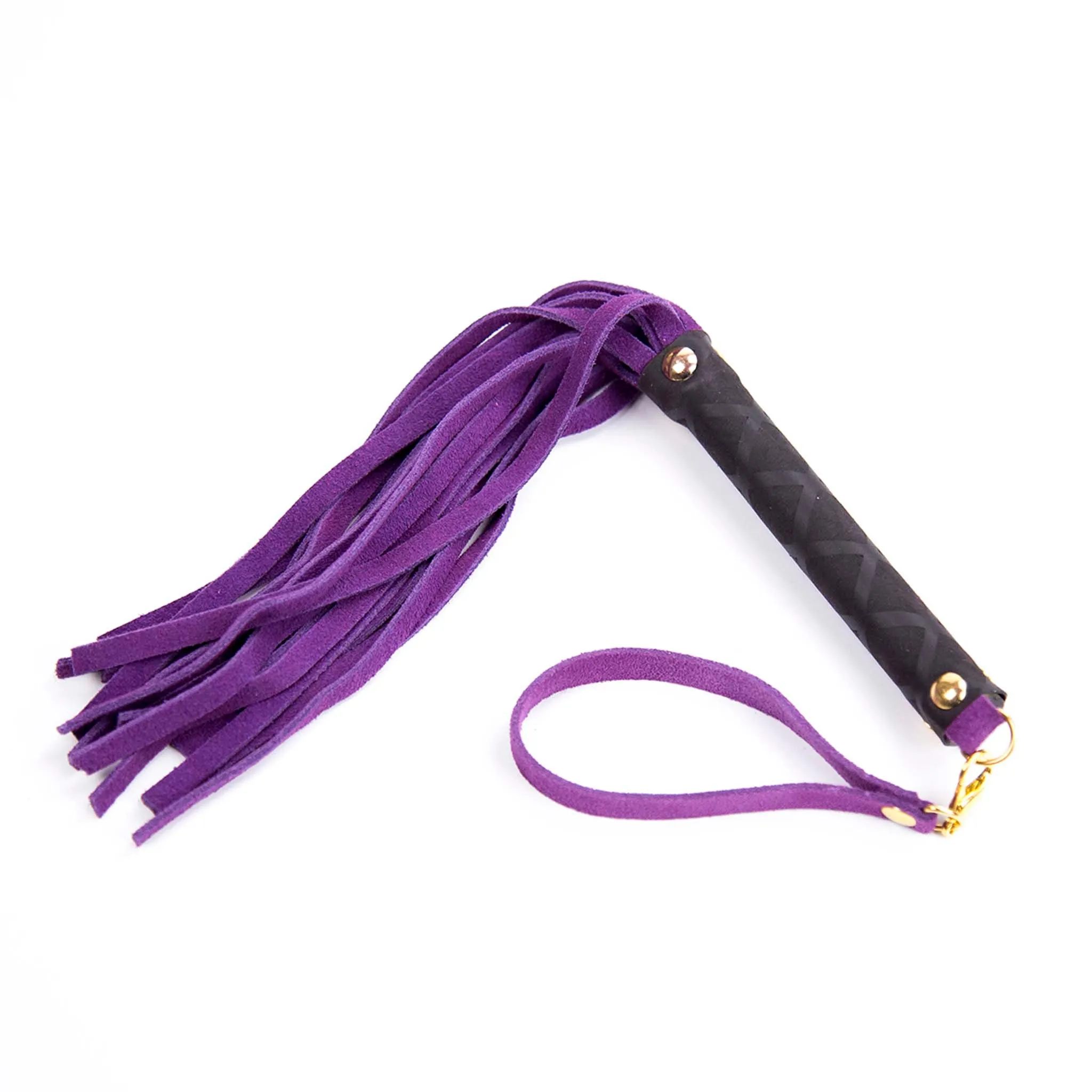 Smart Moves - Lederen Flogger - 27 cm - Paars