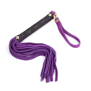 Smart Moves - Lederen Flogger - 27 cm - Paars