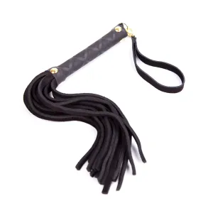 Smart Moves - Lederen Flogger - 27 cm - Zwart