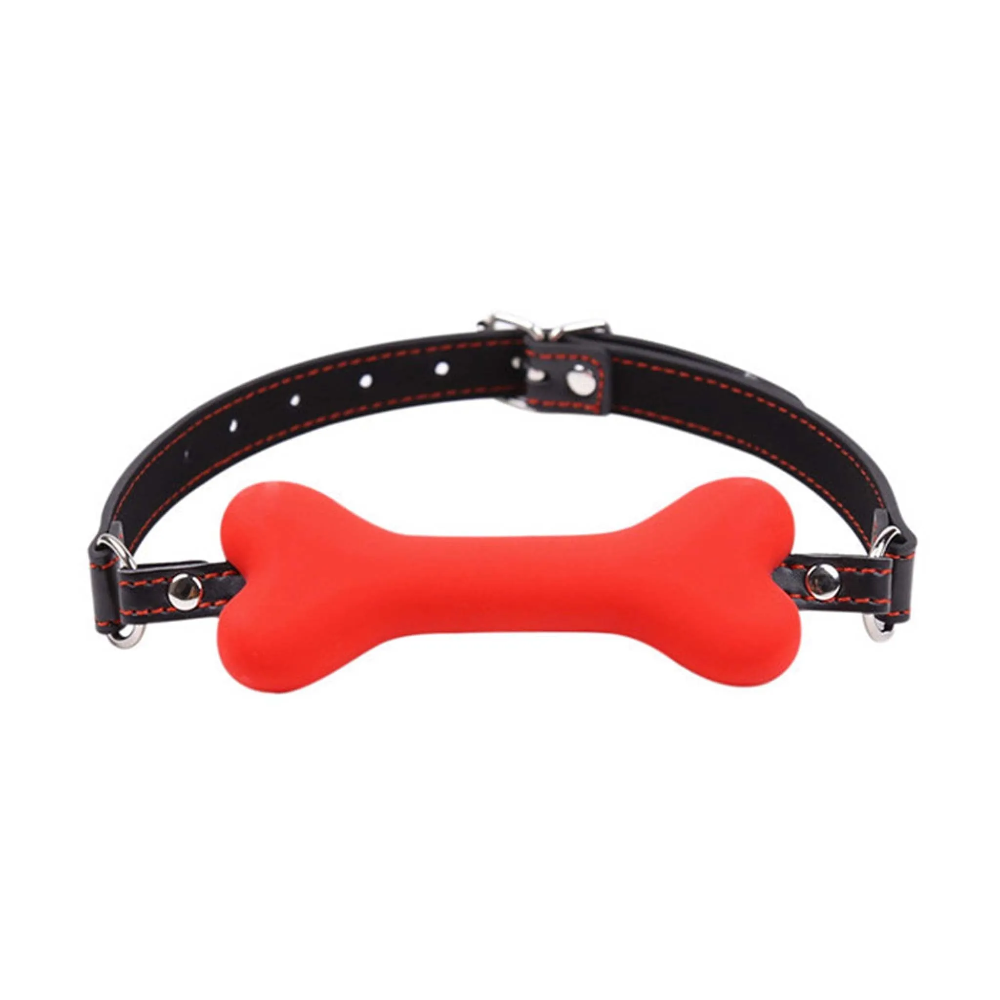 Smart Moves - Locking Hondenbot Gag - Rood
