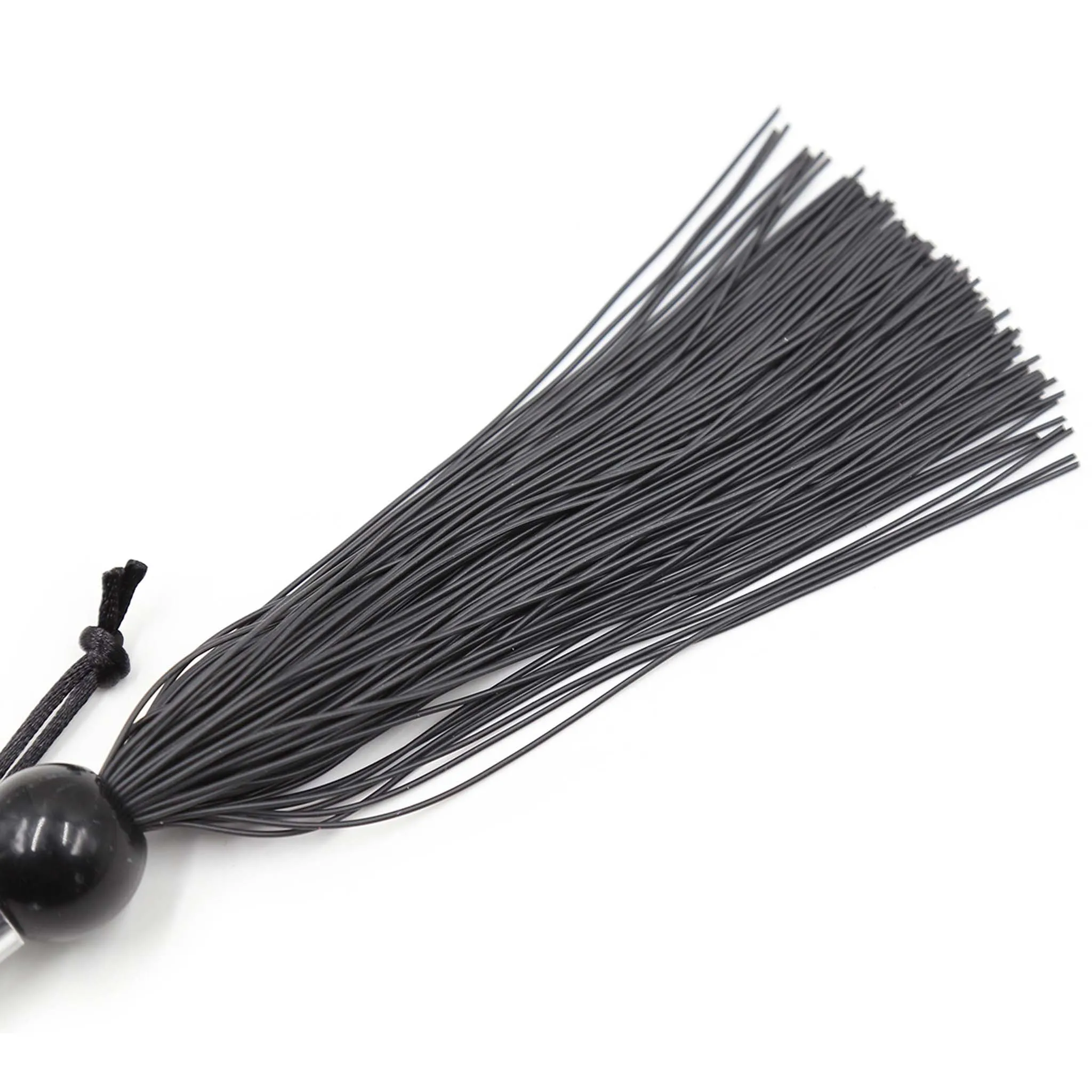 Smart Moves - Siliconen Flogger - 27 cm - Zwart