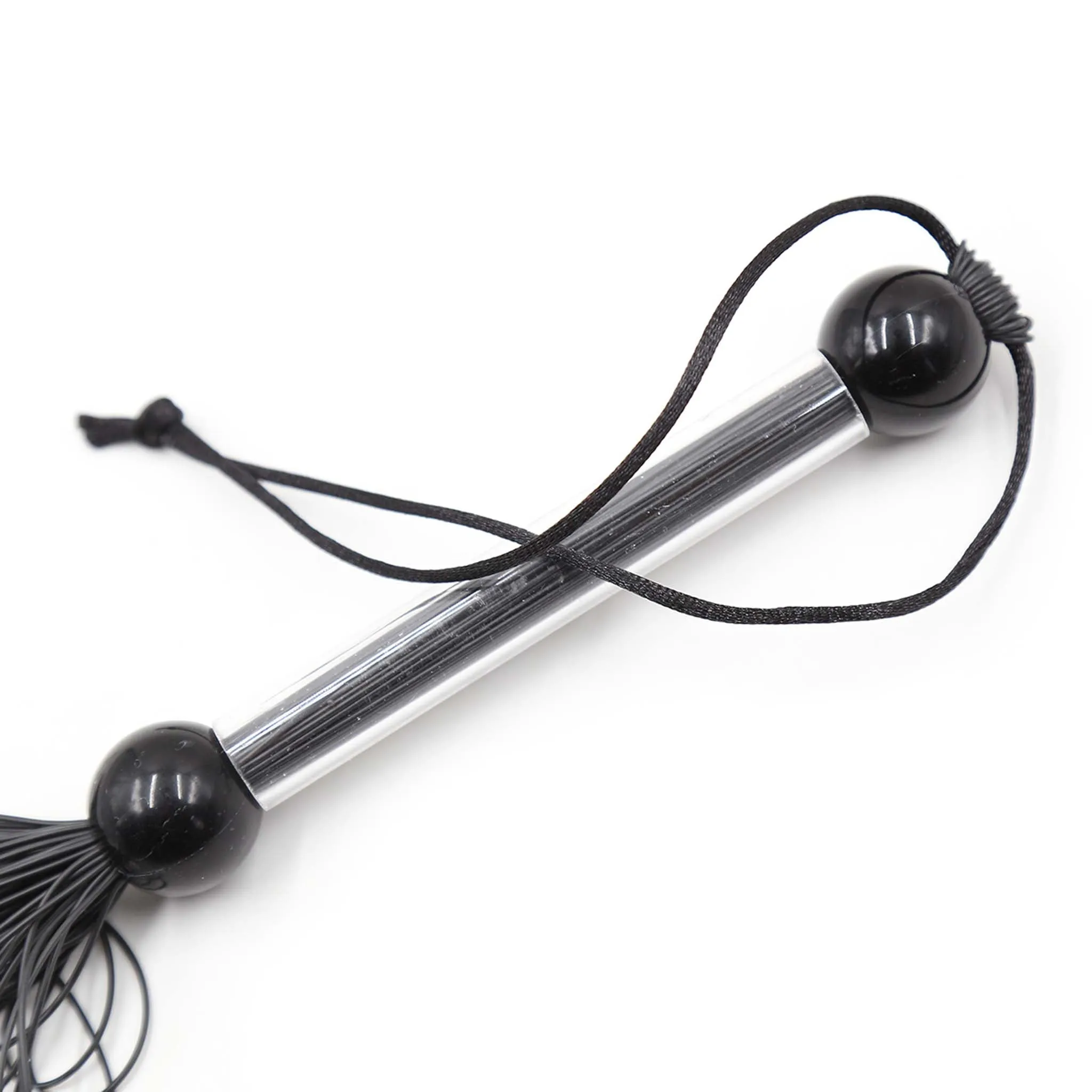 Smart Moves - Siliconen Flogger - 27 cm - Zwart