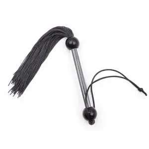 Smart Moves - Siliconen Flogger - 27 cm - Zwart