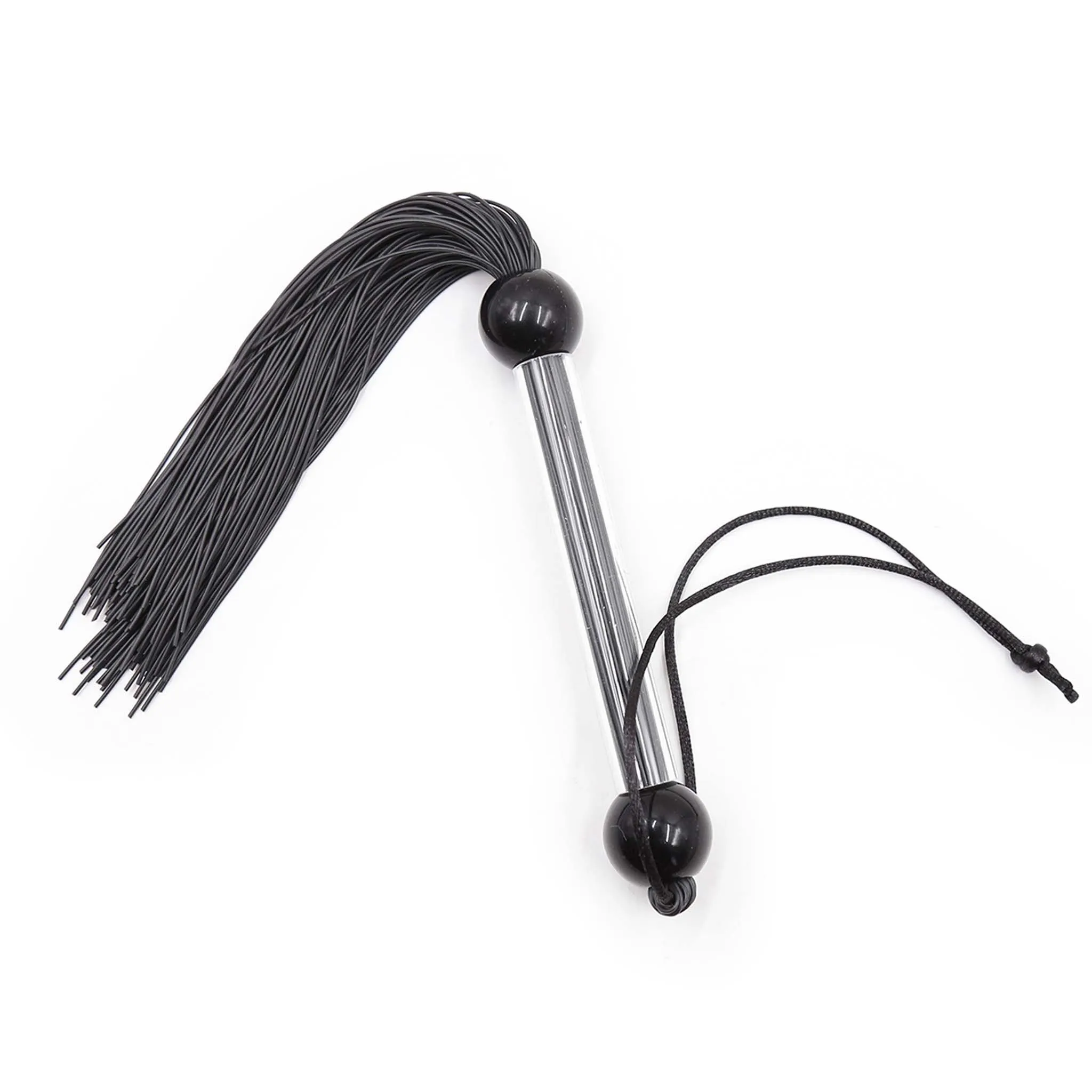 Smart Moves - Siliconen Flogger - 27 cm - Zwart