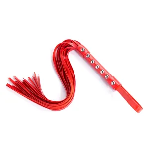 Smart Moves - Studded Flogger - 53 cm - Rood