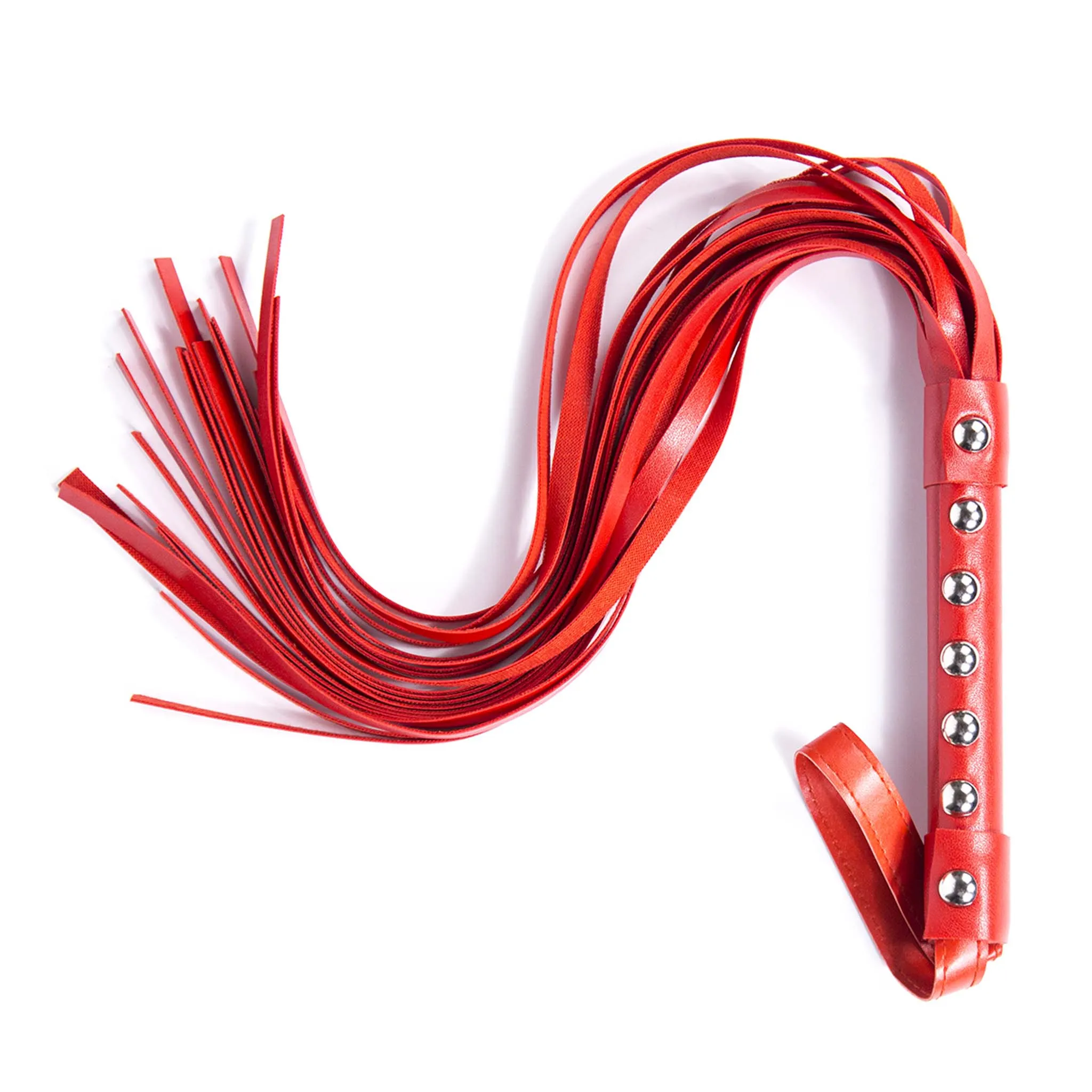 Smart Moves - Studded Flogger - 53 cm - Rood