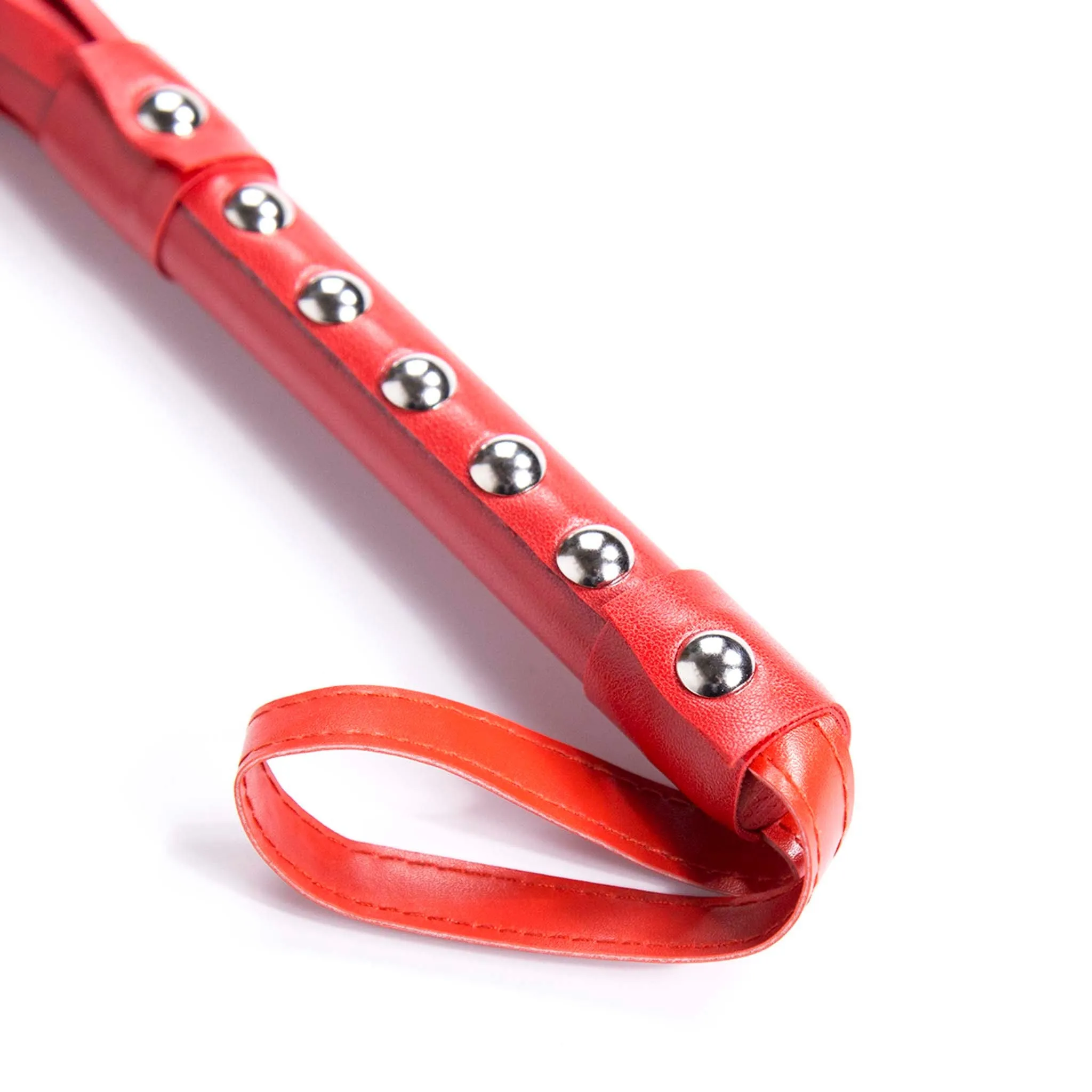 Smart Moves - Studded Flogger - 53 cm - Rood