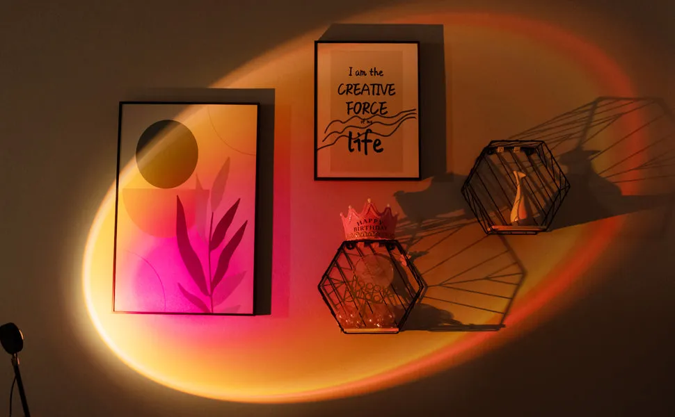 Smart Sunset Projection LED Light