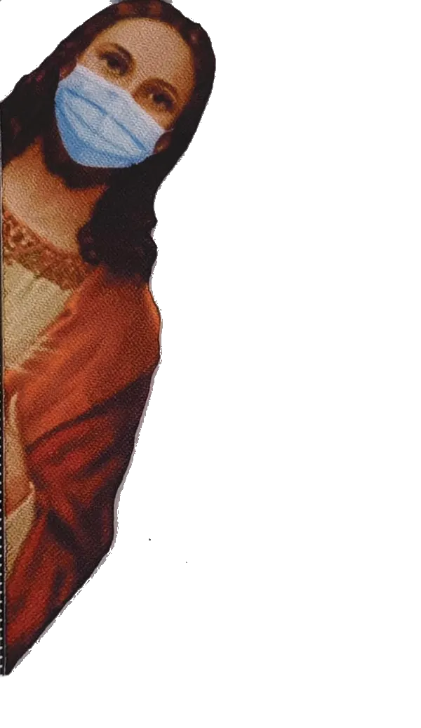 SOCIAL DISTANCING JESUS MORALE PATCH