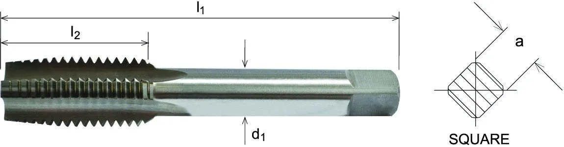 SOMTA - Series 511 HSS Metric Tap M24 x 1.5 Taper (Fine) Short Hand Tap