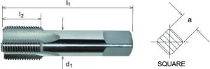 SOMTA - Series 571 HSS BSP-G Tap 3/4" Taper - Parallel Pipe Tap