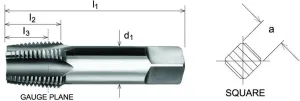SOMTA - Series 585 HSS NPT Tap 1" (Bottoming Lead, Taper Form)