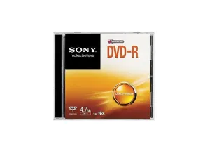 Sony Dmr47 Ss/T Disco Dvd R De 16x 4.7 Gb, Caja Slim
