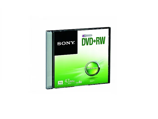 Sony Dpw47 Ss/Tw Disco Dvd Rw De 4.7 Gb, Caja Slim