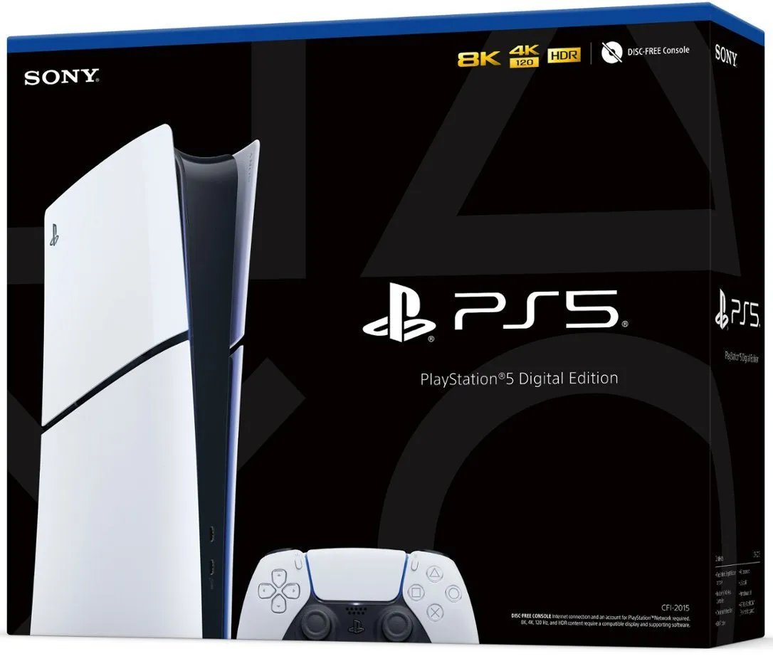 Sony - PlayStation 5 SLIM 1TB Console - Digital Edition (PS5)