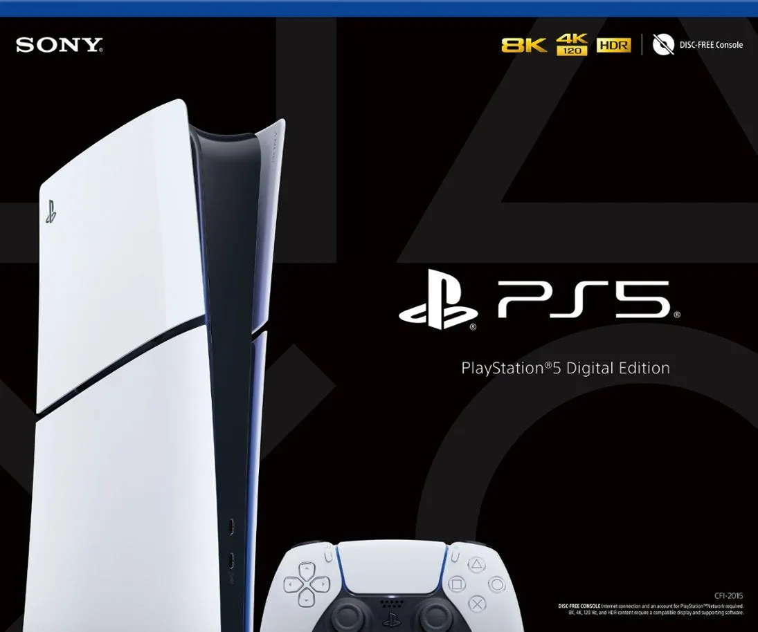 Sony - PlayStation 5 SLIM 1TB Console - Digital Edition (PS5)