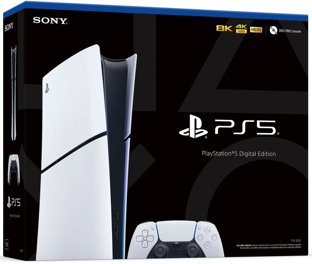 Sony - PlayStation 5 SLIM 1TB Console - Digital Edition (PS5)