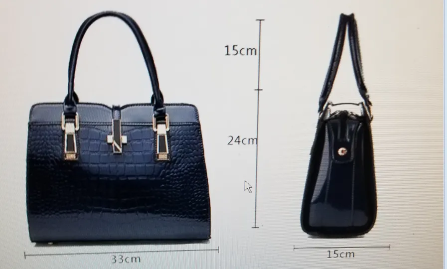 Spacious Faux Handbag Tote