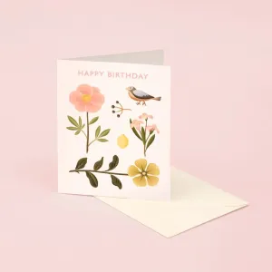 Sparrow Botanical Birthday