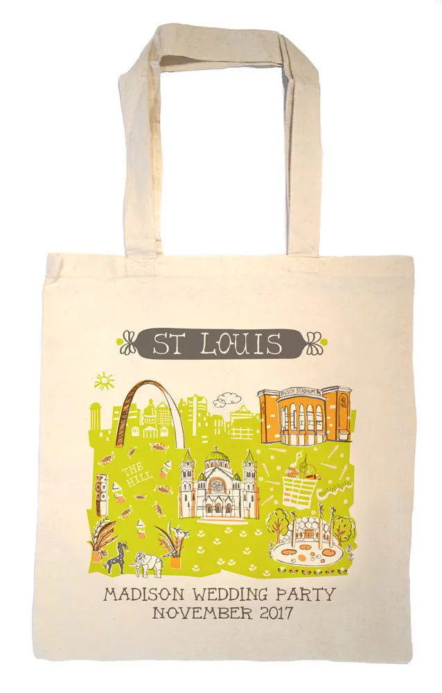 St Louis Tote Bag-Wedding Welcome Tote