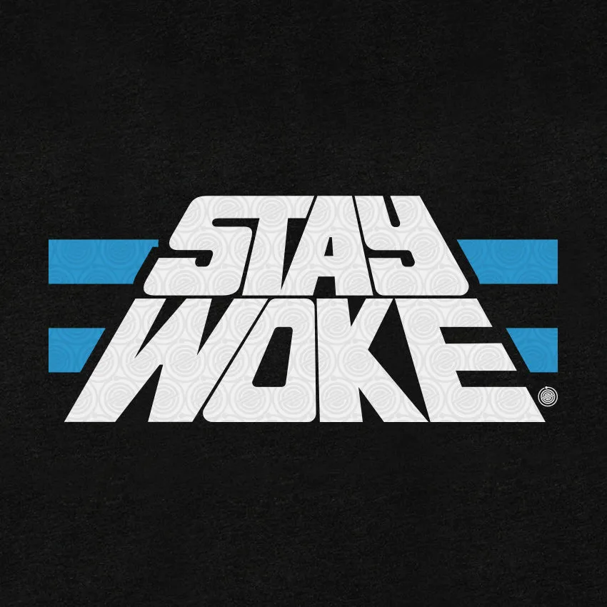 Stay Woke Black Hooded Pullover