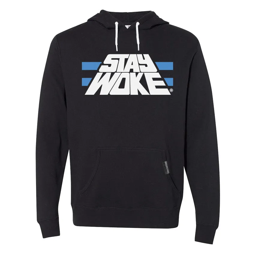 Stay Woke Black Hooded Pullover