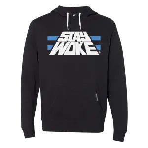 Stay Woke Black Hooded Pullover