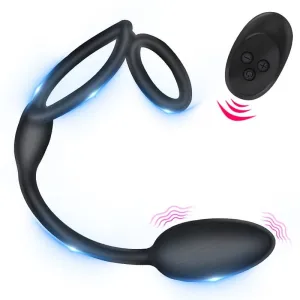 Stimulateur de prostate simple noir
