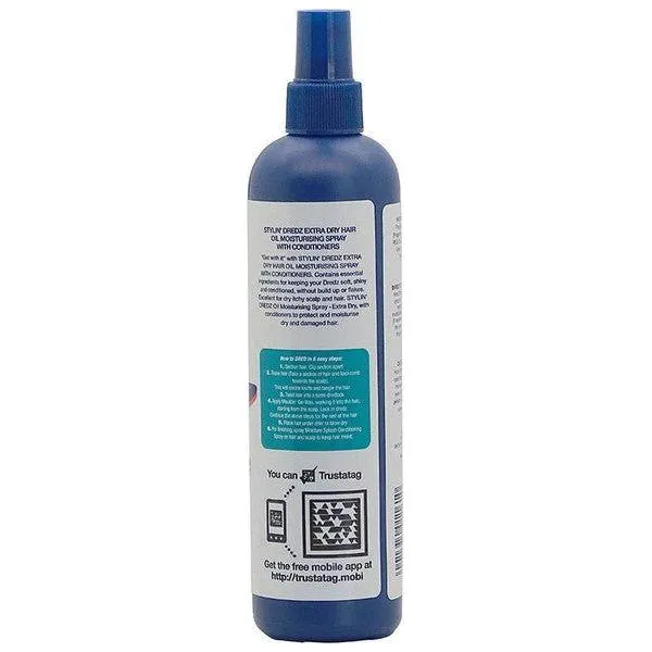 Stylin' Dredz Oil Moisturising Spray - Xtra Dry Hair 350ml